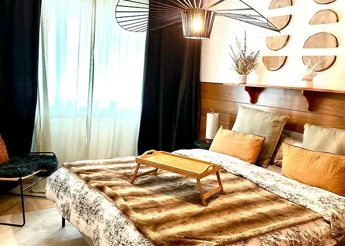 度假居 Window On Montana, Avec Vue Sur Les Alpes 克莱恩 蒙塔纳